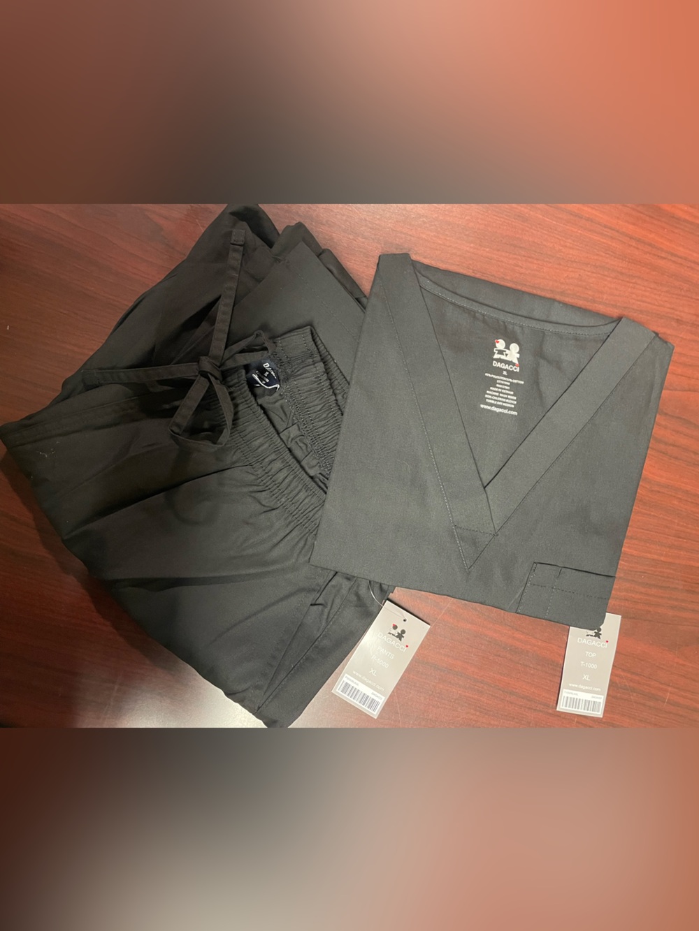Black Women's Scrub Joggers by Barco One